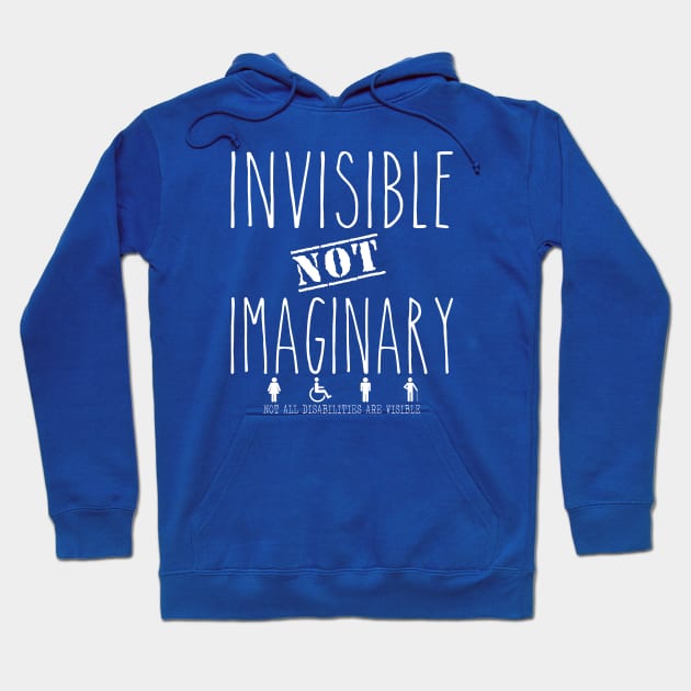 Invisible not imaginary! Hoodie by spooniespecies